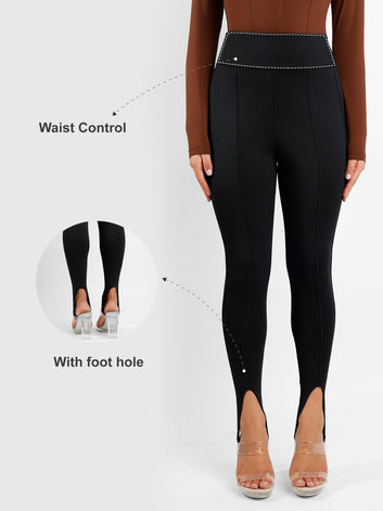 The Shapewear Leggings In-Control Sports High Rise Stirrup